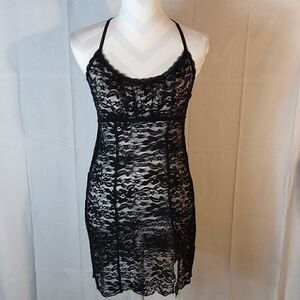 Black Lace Chemise 